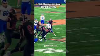 State championship game ends on crazy play 😳🤯football fridaynightlights sports [upl. by Hoo]