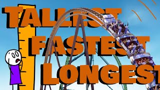 The NEW TALLEST FASTEST and LONGEST Roller Coaster [upl. by Binetta]