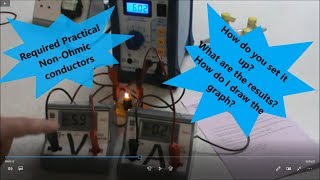 GCSE Combined Science  Physics  Required Practical 16b  NonOhmic Conductors [upl. by Benisch]