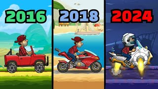 FULL HISTORY of Hill Climb Racing 2 All updates🤩 [upl. by Ellenig]