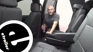 etrailer  DIY 2022 Chevrolet Tahoe Installation for the WeatherTech HP 2nd Row Rear Auto Floor Mat [upl. by Yrrehc330]