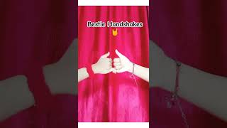 Best friend cute and easy handshakes👐🤘💞shorts bestie Handshake😍whatsappstatus video 🤪💕 video [upl. by Flannery12]