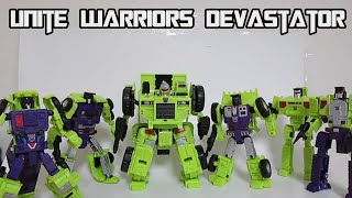 Takara Transformers Unite Warriors Devastator UW04 Part 1 [upl. by Eornom]