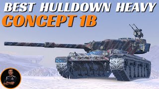 Concept 1B  Hulldown Beast  WoT Blitz [upl. by Birdt150]