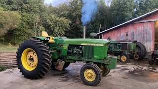 John Deere 4020 Gets 7700 Combine Power Plant [upl. by Notlimah]