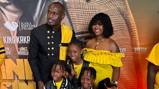 KING KAKA AND WIFE NANA OWITI AT MONKEY BUSINESS RED CARPET  KING KAKA MOVIE PREMIERE AT TWO RIVERS [upl. by Hoffert]