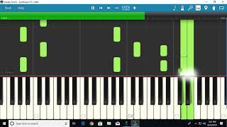 Sneaky Snitch  Synthesia Piano Tutorial [upl. by Eintruok]