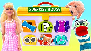 Fizzy Helps Barbie With Magical Doors Dream House  Fun Videos For Kids [upl. by Seuqram]