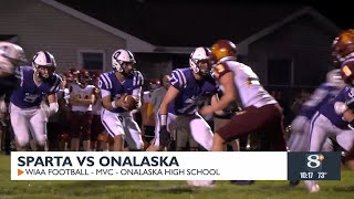 High School Football Sparta vs Onalaska [upl. by Aiveneg]