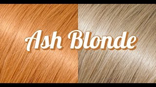 ASH BLONDE HAIR TUTORIAL [upl. by Erej]