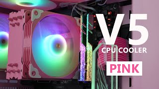 Vetroo V5 CPU Air Cooler  Pink [upl. by Mingche]