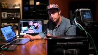 Dan Kanes Black Magic Cinema Camera  Pomfort LiveGrade  HDLink Pro Overview [upl. by Einhorn]