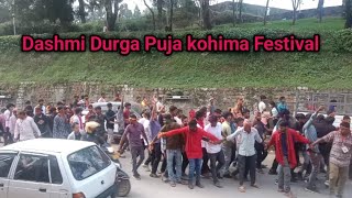 Dashmi Durga Puja kohima Festival [upl. by Aniroc]