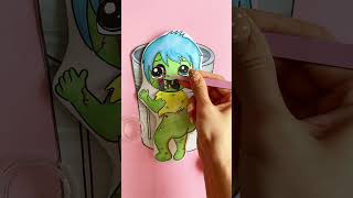 Joy Inside Out 2 Squishy Paper  Pop The Pimples Joy Zombie  Ghes Handmade [upl. by Frech]