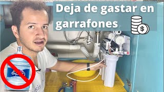 ¿Cómo instalar un purificador de agua en tu casa Oasis Exprés [upl. by Cir]