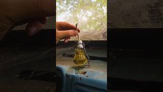 Survival skills making GREAT oil lamp survival lifehacks bushcraft [upl. by Maynard]