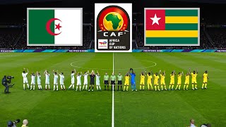 Algeria vs Togo  AFRICA CUP OF NATIONS 2025 QUALIFICATION [upl. by Ahsinert]