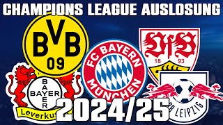 Heftige Lose für BVB Bayern amp Co  Champions League Auslosung 202425 [upl. by Perkins737]