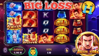 5000 BIG LOSS😭 Boxing king jili slot Jili slot game today Boxing king game kaise khele [upl. by Ayaj938]