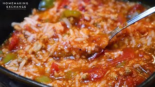 Stuffed Pepper Soup  Easy Dinner Recipe  Cozy Soup Recipe [upl. by Timofei]