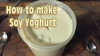 How to make Soy Yoghurt [upl. by Niknar]