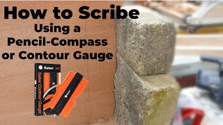 How to Scribe using Pencil Compass and a Saker Contour Gauge Scribing 101 [upl. by Heilner]