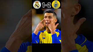 Real Madrid Vs Al nassr 24 Final score highlights ronaldo Vs vinicius mbappe shorts football [upl. by Irvin557]