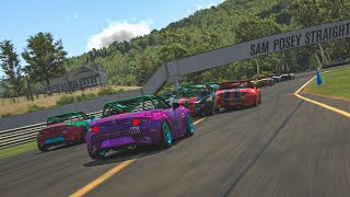 iRacing Sessions 2022 Lime Rock Park Mazda MX5 Cup 1 [upl. by Atalie]