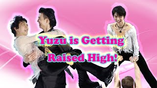 All Times Yuzuru Hanyu was Lifted by Other Skaters [upl. by Leirbag]