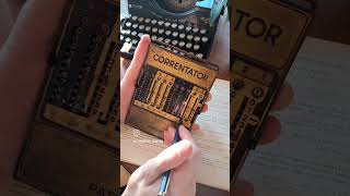 Correntator mechanical calculator Addiator type  1920s to 1930s made in Germany [upl. by Sandra]