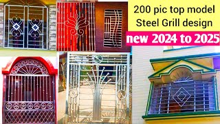 Steel window Grill Design  Strong Window Grill Design  Modern Stainless Steel Grill Design [upl. by Ellehcar]