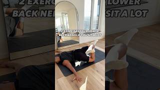 Low back pain exercises  lumbar spine mobility amp hip mobility lowbackpain backpain shorts [upl. by Andrade]