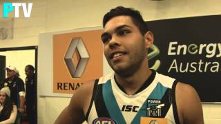 Jarman Impey post game interview  Round 1 2014 v Carlton [upl. by Capp]