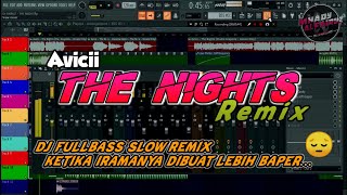 The Nights  AVICII  REMIX SLOW FULLBASS 2020 Mhady alfairuz Remixwith project Fruity loop [upl. by Nylecoj]