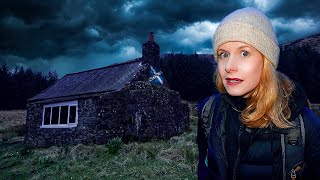 Sleeping Overnight Alone In A Remote Scotland Bothy [upl. by Nohsav]