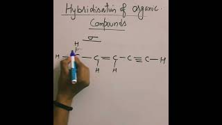 trick to find hybridisation  Easy trick to find hybridisation for organic compounds [upl. by Bron506]