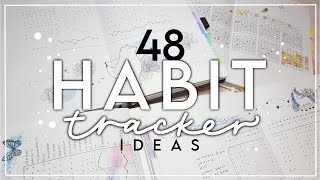 48 Habit Tracker Ideas From My 4 Years Of Bullet Journals [upl. by Esital]