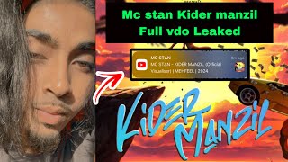 Mc stan New Song Kider manzil Full Video Leaked 😡 Mc stan Kider Manzil  Official Visualiser [upl. by Gauldin]