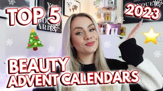 TOP 5 BEAUTY ADVENT CALENDARS 2023  BEST BEAUTY ADVENT CALENDARS 2023  MISS BOUX [upl. by Ennovyahs]