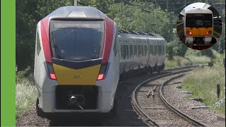 Trains at Sawbridgeworth [upl. by Chadabe]