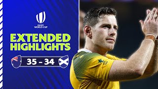 Foley kicks Australia to lastminute victory  Scotland v Australia  Rugby World Cup 2015 [upl. by Knuth]