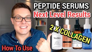 NEXT LEVEL PEPTIDE SERUMS  Maximise Collagen In Skin [upl. by Sedgewinn837]