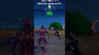 NEW AIM ASSIST ON MOUSE  KEYBOARD SETTING thrxve fortnite glitch [upl. by Sofia]