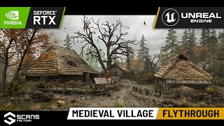 Medieval Village  Flythrough Trailer [upl. by Lyda]