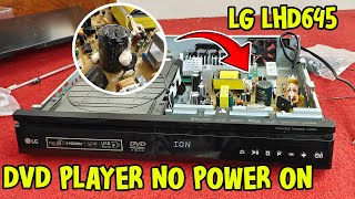 LG LHD645 DVD HOME THEATER NO POWER ON [upl. by Gaskins]