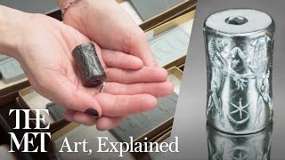 How Akkadian cylinder seals served as ancient signatures  Art Explained [upl. by Euqinahs354]