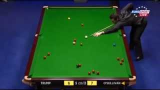 Ronnie OSullivans obscene gesture  Snooker World Championship 2013 [upl. by Asinet]