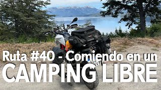 Ruta 40 en Moto  CAMPING LIBRE en Villa La Angostura Cap 19 [upl. by Arramahs892]