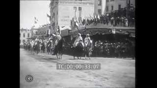 LE MARECHAL LYAUTEY NOMME RESIDENT GENERAL AU MAROC 1912 [upl. by Wira]