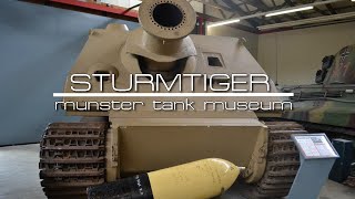 Sturm Tiger Walkaround Panzer Museum Munster [upl. by Dragon]